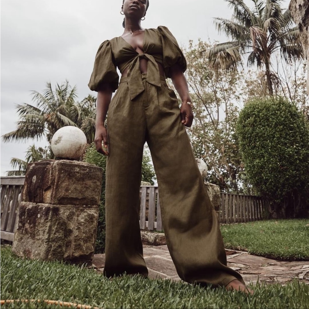 ISO DISSH Norah Pants in Olive Size AU 2 / US 0